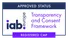 IAB Europe Transparency and Consent Framework — Approved Status, Registered CMP